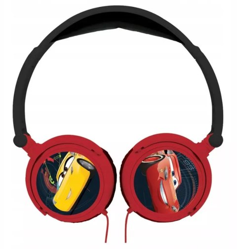 Składane słuchawki przewodowe stereo Disney Cars z głośnością bezpieczną dla dzieci Lexibook HP010DC Składane słuchawki przewodowe stereo Disney Cars z głośnością bezpieczną dla dzieci Lexibook HP010DC