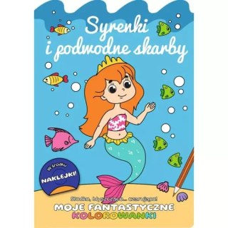 Słodko błyszcząco...czarująco! Moje fantastyczne kolorowanki. Syrenki i podwodne skarby 66492 Trefl