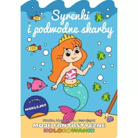 Słodko błyszcząco...czarująco! Moje fantastyczne kolorowanki. Syrenki i podwodne skarby 66492 Trefl Słodko błyszcząco...czarująco! Moje fantastyczne kolorowanki. Syrenki i podwodne skarby 66492 Trefl