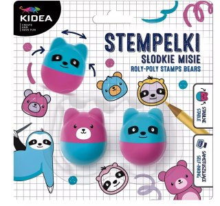 Stemple Wańka Wstańka Misie 2szt Kidea Derform Swwmika