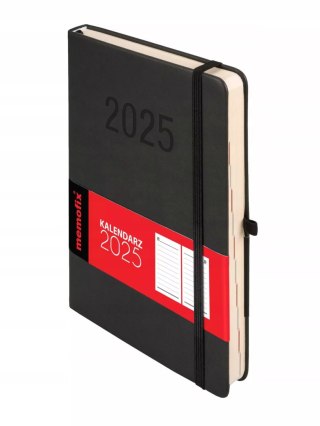 Kalendarz książkowy 2025 A5 Antra czerń