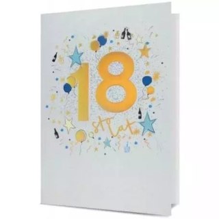 Karnet B6 Urodziny 18