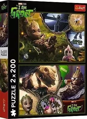 Puzzle 2x200 elementów. Ja jestem Groot