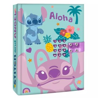 Stitch pamiętnik zamykany na kod 89902