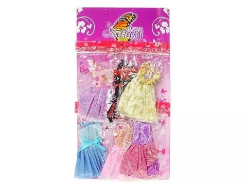 Sukienka dla lalki 29cm 6szt Sukienka dla lalki 29cm 6szt