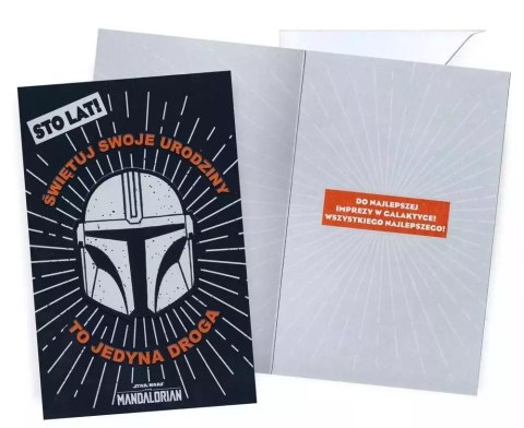 Karnet Urodziny Star Wars Mandalorian Karnet Urodziny Star Wars Mandalorian
