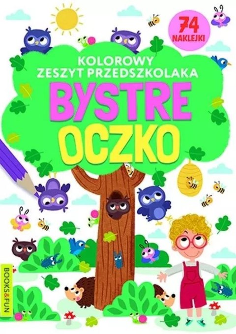 Kolorowy zeszyt przedszkolaka. Bystre oczko Kolorowy zeszyt przedszkolaka. Bystre oczko