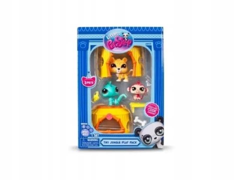 Littlest Pet Shop Zestaw Dżungla 3 figurki Littlest Pet Shop Zestaw Dżungla 3 figurki