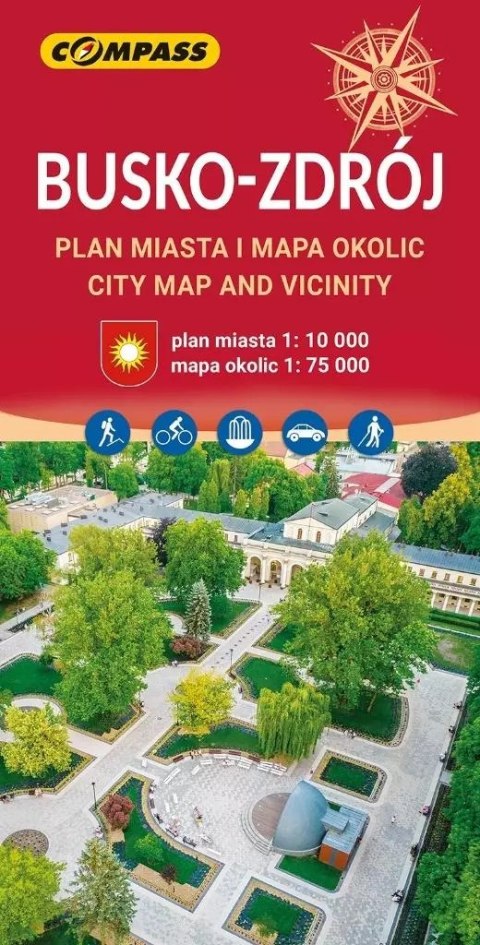 Mapa - Busko Zdrój i okolice Mapa - Busko Zdrój i okolice