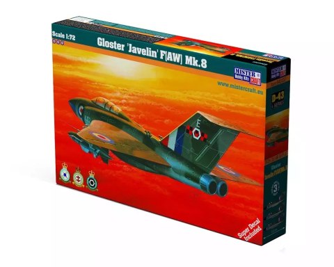 Myśliwiec D43 Gloster Javelin F(AW) Mk.8, 1:72 Myśliwiec D43 Gloster Javelin F(AW) Mk.8, 1:72