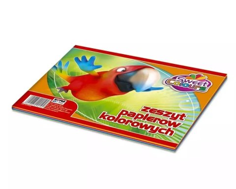 Zeszyt papierów kolorowych A5 Zeszyt papierów kolorowych A5