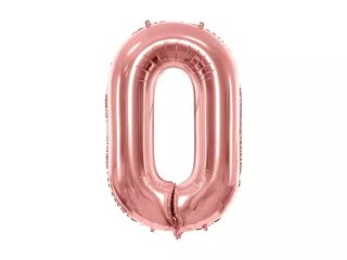 Balon foliowy 0 86cm różowe złoto