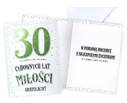 Karnet Rocznica ślubu 30 Karnet Rocznica ślubu 30