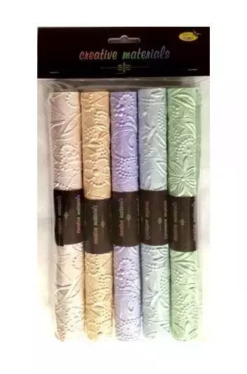 Karton 200g czerpany tłoczony 25x35cm 5ark Karton 200g czerpany tłoczony 25x35cm 5ark