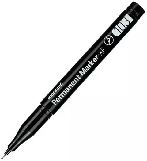 Marker permanentny XF 103 czarny (12szt) MONAMI Marker permanentny XF 103 czarny (12szt) MONAMI