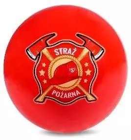 Piłka PVC 230MM - Straż pożarna Piłka PVC 230MM - Straż pożarna