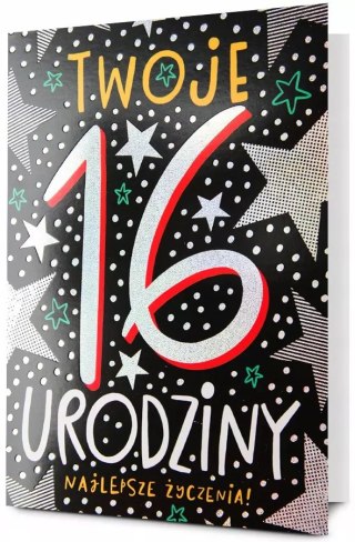 Kartka Urodziny 13 x 19 cm