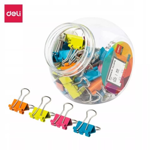 Klips Do Akt 15Mm Deli 8557 Mix Op.50 Szt
