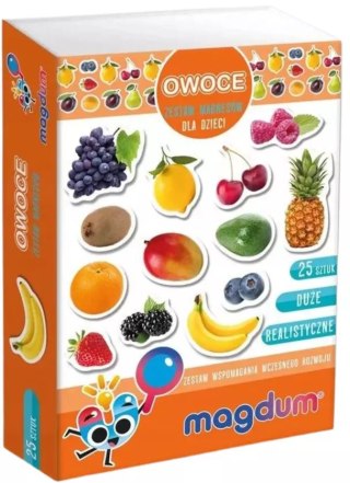 Magnesy Owoce (25 elementów)