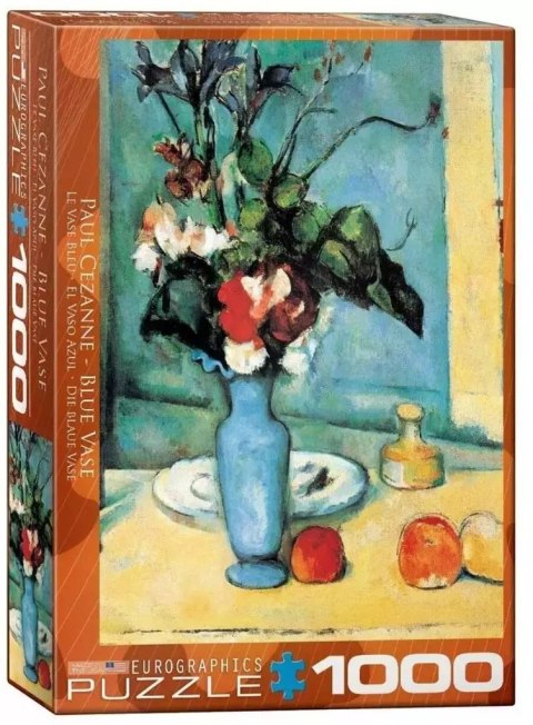 Puzzle 1000 elementów. Niebieska waza, Paul Cezanne Puzzle 1000 elementów. Niebieska waza, Paul Cezanne