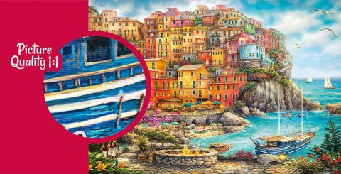 Puzzle 2000 elementów. Piękny dzień w Cinque Terre 50071