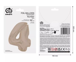 Balon Fol 4 Latte Matowa 92cm Go Pbh