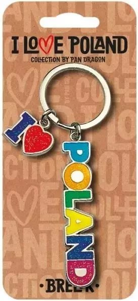 Brelok I love Poland Polska ILP-BRE-B-PL-09 Brelok I love Poland Polska ILP-BRE-B-PL-09