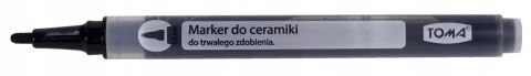 Marker do ceramiki TO-740 Toma czarny Marker do ceramiki TO-740 Toma czarny