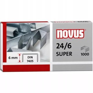 Zszywki Novus 24/6 1000szt. Super