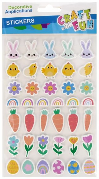 Ozdoba Dekoracyjna Samoprzylepna Eva Wielkanoc Craft with Fun 553726