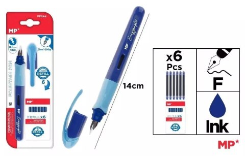 Pióro wieczne 0.5mm z wkładami Pióro wieczne 0.5mm z wkładami