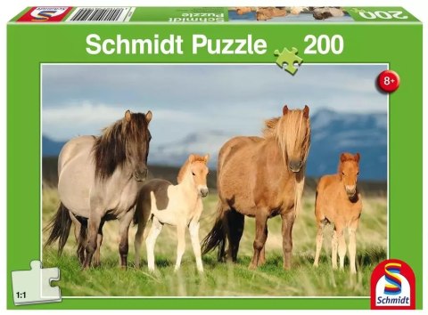 Puzzle 200 Konie - rodzinne zdjęcie G3 Puzzle 200 Konie - rodzinne zdjęcie G3