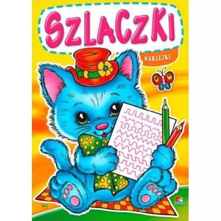 Szlaczki, naklejki. Kotek Szlaczki, naklejki. Kotek