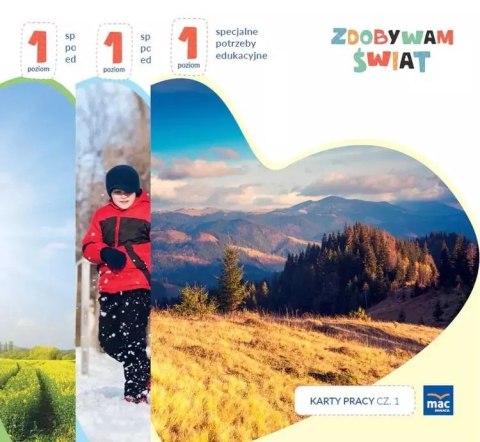 Zdobywam świat. Karty pracy cz.1-3 Poziom 1 Zdobywam świat. Karty pracy cz.1-3 Poziom 1