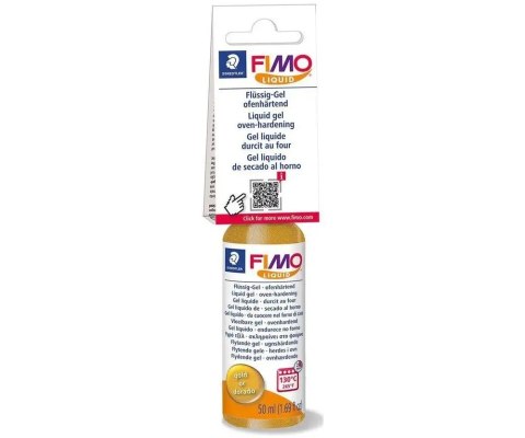 Żel termoutwardzalny FIMO Liquid złoty 50ml