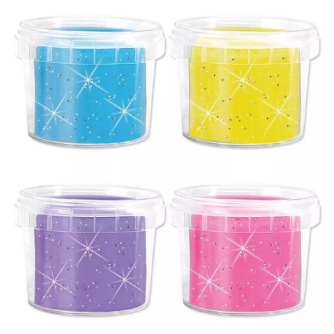 Błyszcząca Ciastolina 4x90g Błyszcząca Ciastolina 4x90g