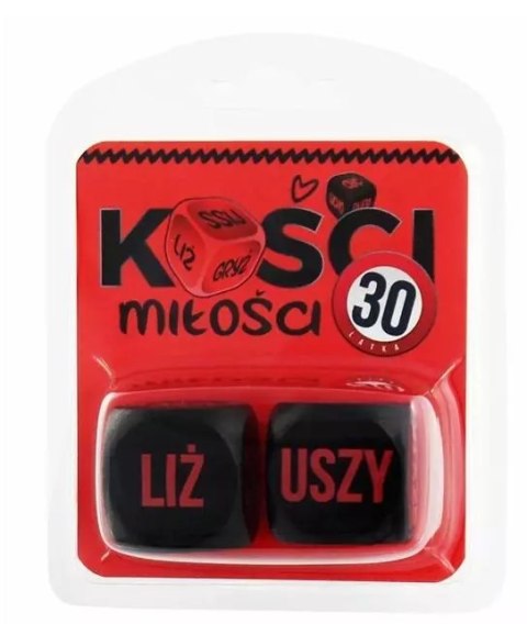 Kości Miłości 30 latka (czerwono-czarne) Kości Miłości 30 latka (czerwono-czarne)