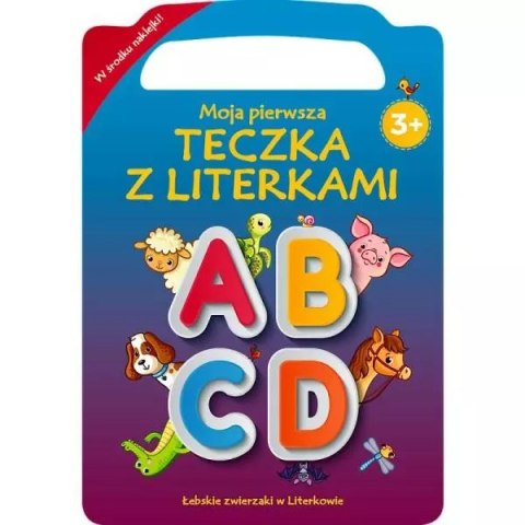 Łebskie zwierzaki w literkowie. Moja pierwsza teczka z literkami. Literki A-D KS68427 Trefl Łebskie zwierzaki w literkowie. Moja pierwsza teczka z literkami. Literki A-D KS68427 Trefl