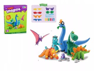 Plastelina dinozaury masa plastyczna 12c