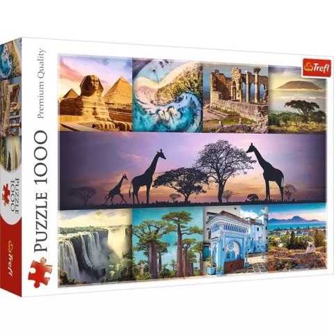 Puzzle 1000 Kolaż - Afryka TREFL Puzzle 1000 Kolaż - Afryka TREFL
