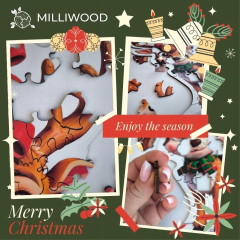 Puzzle Alexander Milliwood 50 elementów Caramel Reindeer 5095