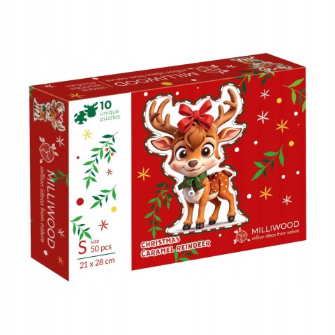 Puzzle Alexander Milliwood 50 elementów Caramel Reindeer 5095