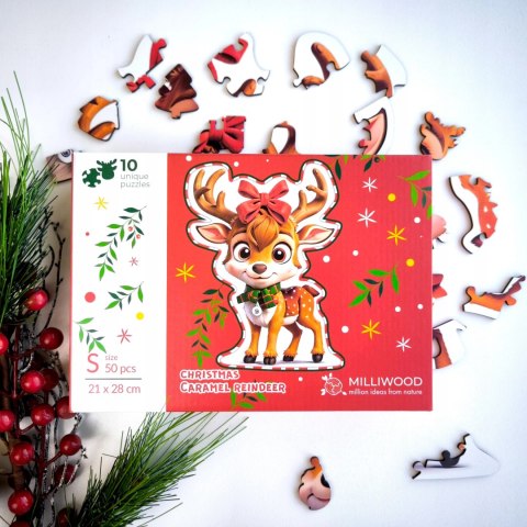 Puzzle Alexander Milliwood 50 elementów Caramel Reindeer 5095