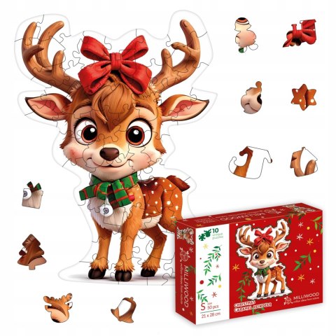 Puzzle Alexander Milliwood 50 elementów Caramel Reindeer 5095