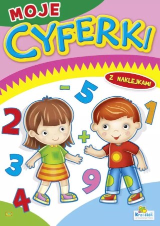 Moje cyferki z naklejkami
