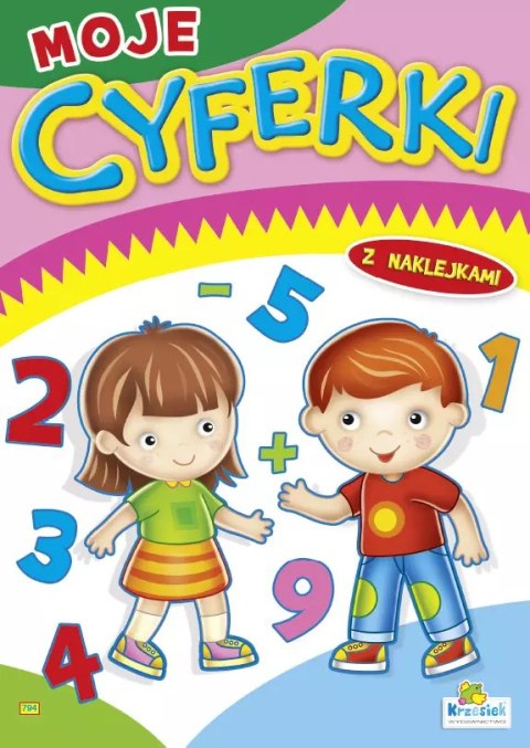 Moje cyferki z naklejkami Moje cyferki z naklejkami