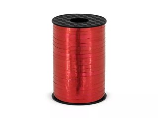 Wstążka plastikowa czerwona 5mmx225m