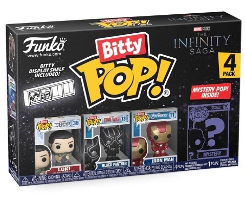 Funko Bitty POP! Marvel Infinity Loki 2cm 4pak Funko Bitty POP! Marvel Infinity Loki 2cm 4pak