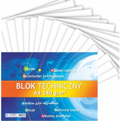 Blok techniczny A4 Kreska
