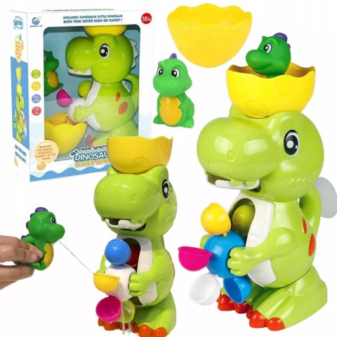 Dinozaur z kołowrotkiem do kąpieli Dinozaur z kołowrotkiem do kąpieli